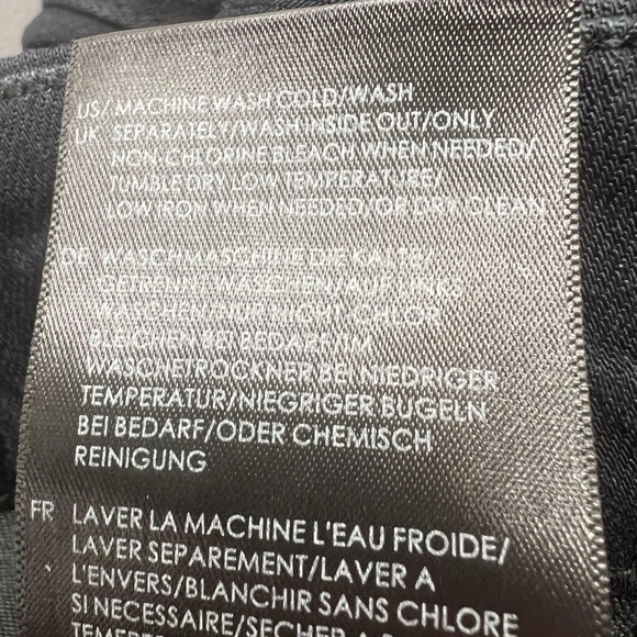 Liverpool Jeans Womens 6/28 Black The Skinny Pull On Stretch The Denim Legging - Picture 8 of 9